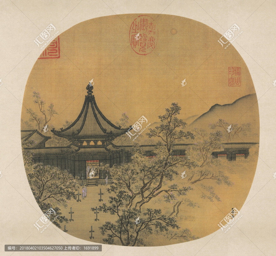 宋,馬麟,秉燭夜游圖