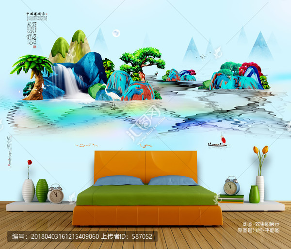 寫意山水畫,手繪優(yōu)秀作品