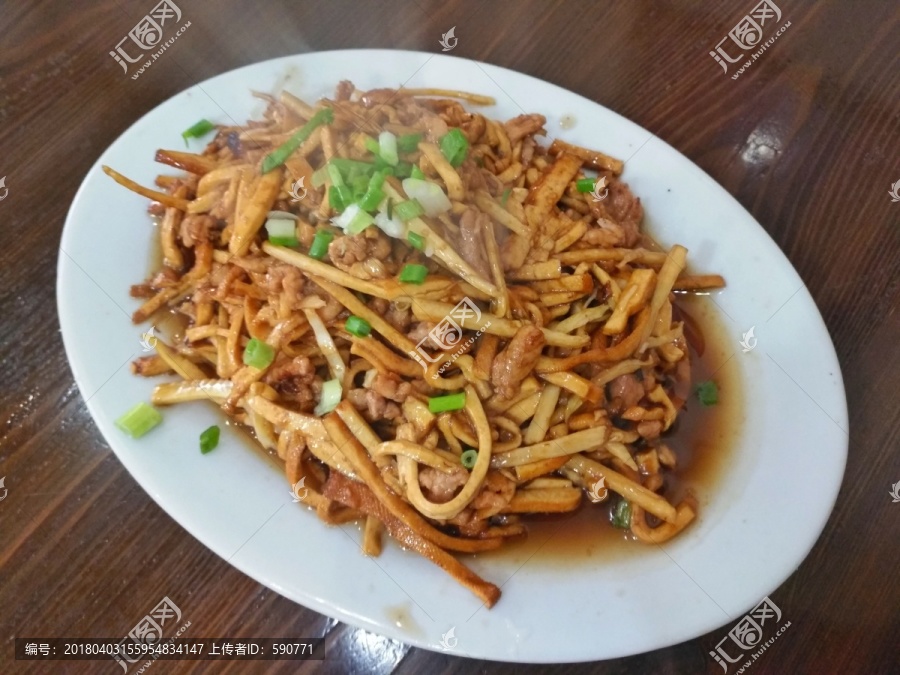 香干肉絲