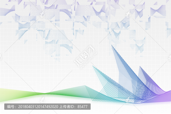 線條抽象炫彩背景