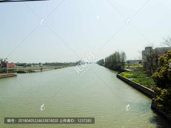 长江大河水道摄影图