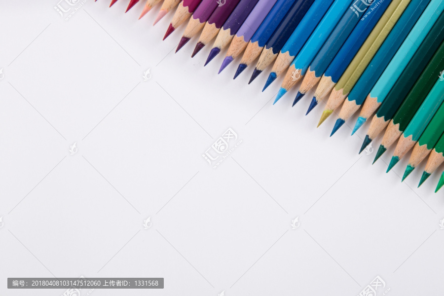 彩色铅笔特写