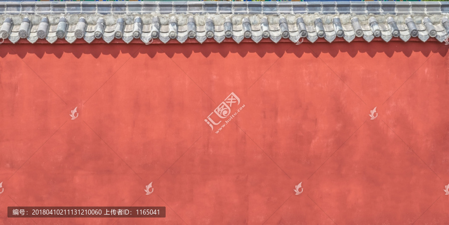 古建筑红色围墙,高清大图