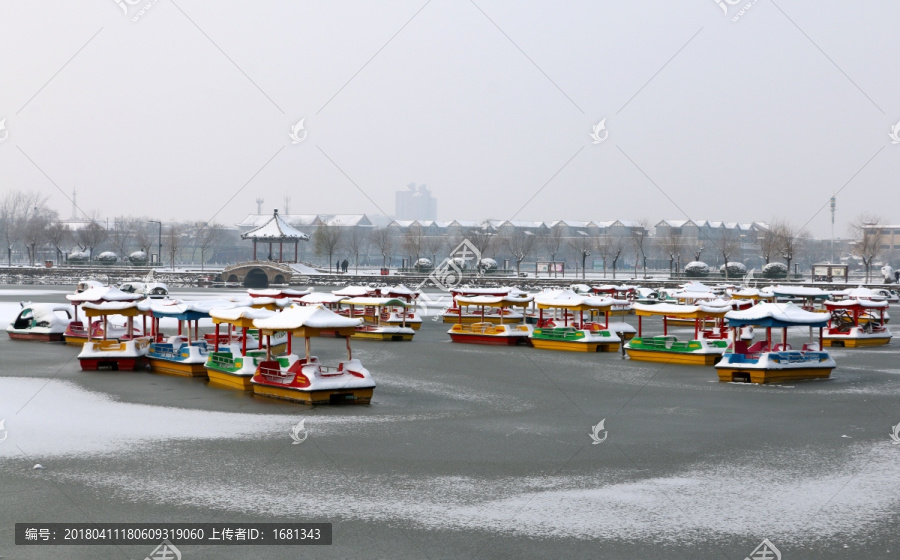 雪后包公湖