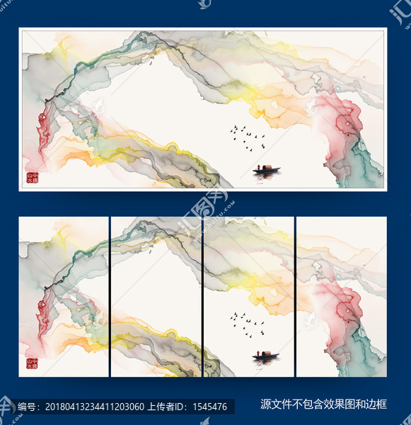 裝飾畫,無框畫,插畫