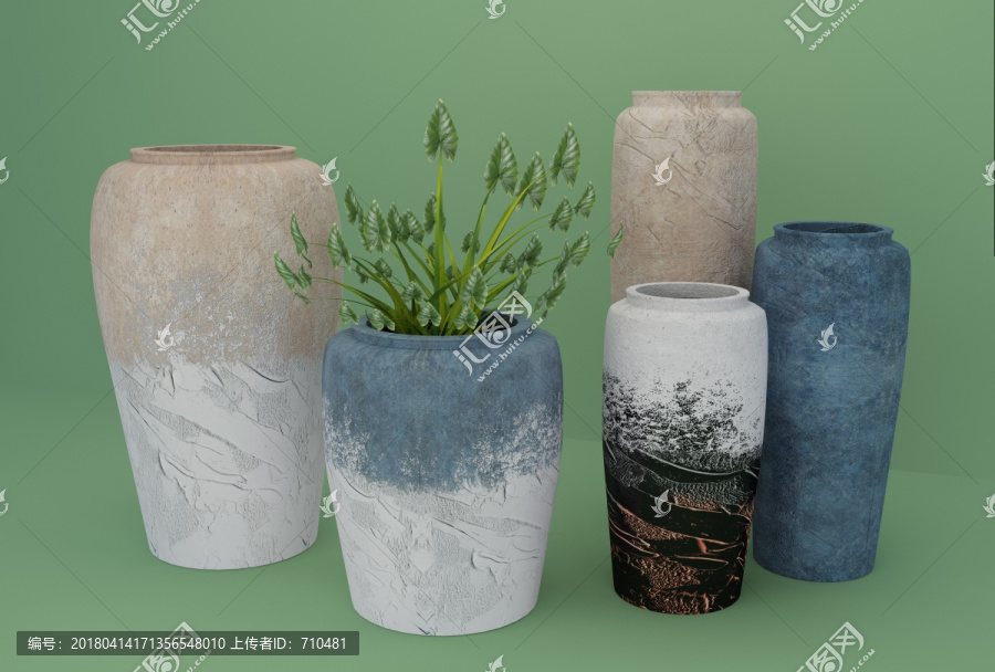 漂亮的花瓶透視圖