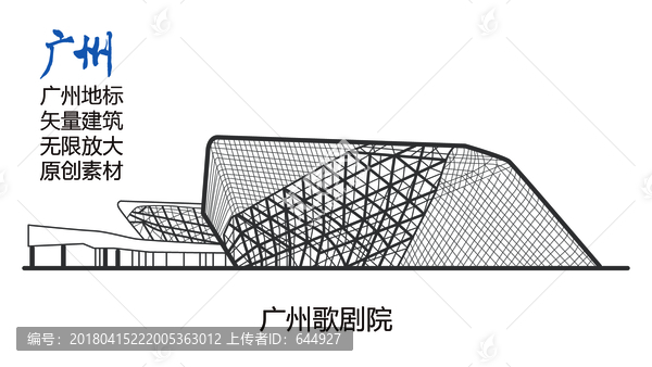 廣州地標(biāo),廣州歌劇院,廣州