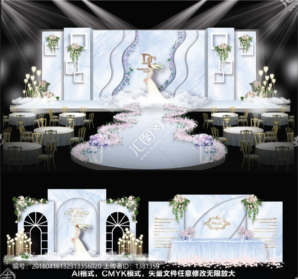藍色婚禮,大理石婚禮,主題婚禮