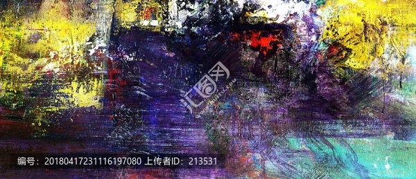 抽象油畫