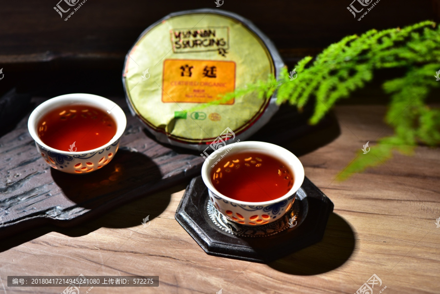 宫廷普洱茶,熟茶茶汤