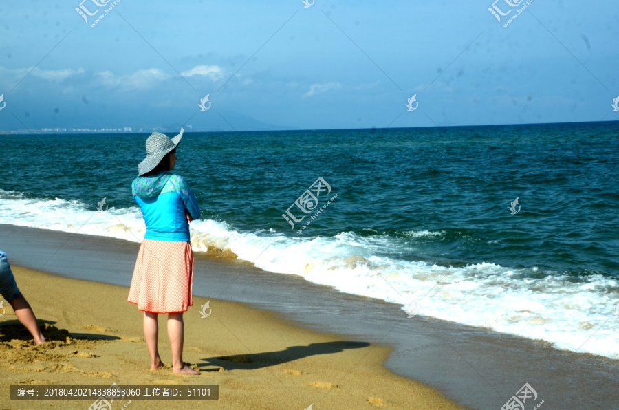 大海边,海浪,沙滩,海景