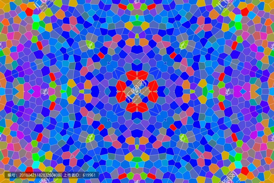染色玻璃拼花背景