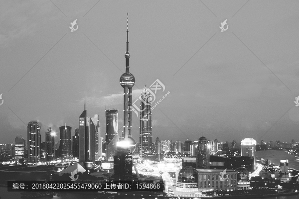 老上海,老照片,上海夜景