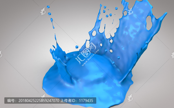 飛濺的水