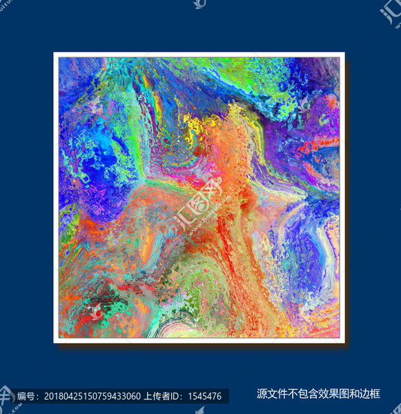 抽象油畫