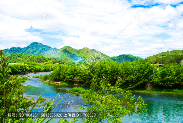 山水风光,自然风景,楠溪江山水