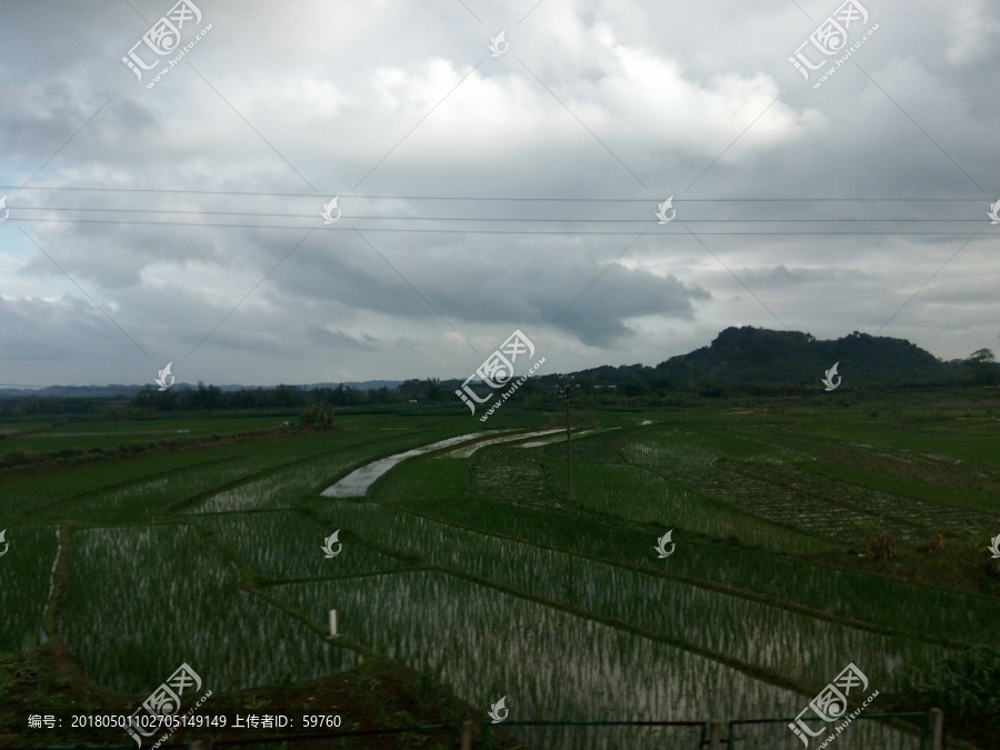 乡村田园风景,非高清