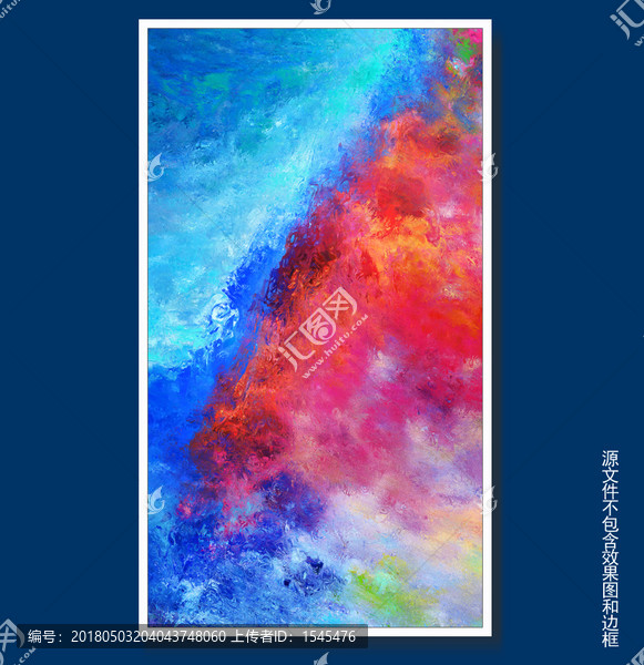 抽象油畫