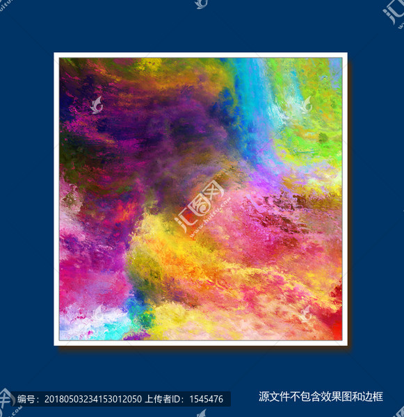 抽象油畫