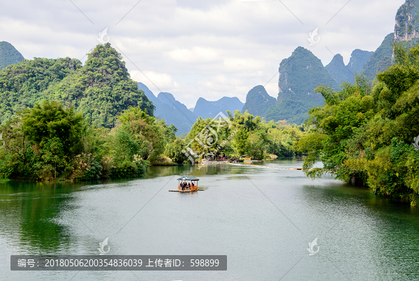 阳朔漓江风景