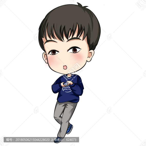 卡通孩子,漫畫,PSD