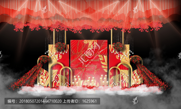 紅色婚禮,紅金色婚禮,婚禮