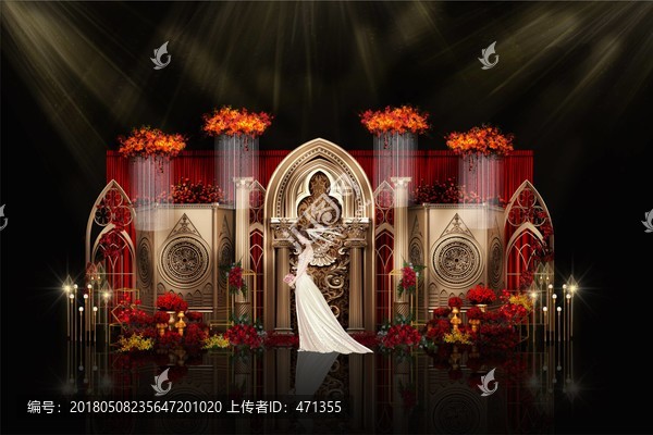 歐式金色婚禮