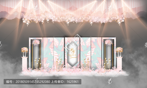 粉藍婚禮,藍粉色婚禮,粉色婚禮