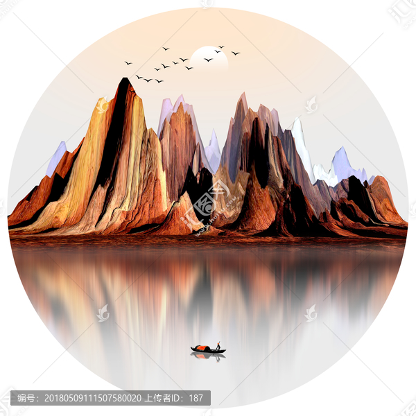 山水畫,裝飾畫