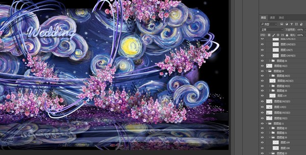 梵高星空合影區(qū)