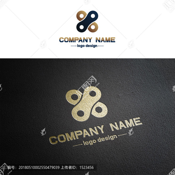 鏈條補丁logo