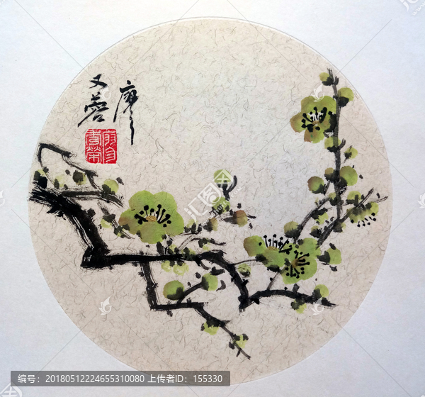 國畫梅花