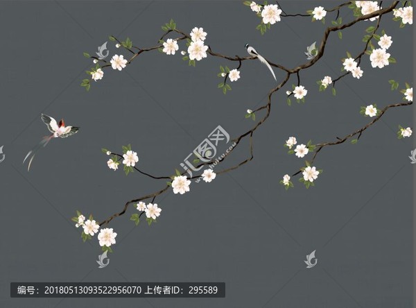 手繪花鳥(niǎo)圖