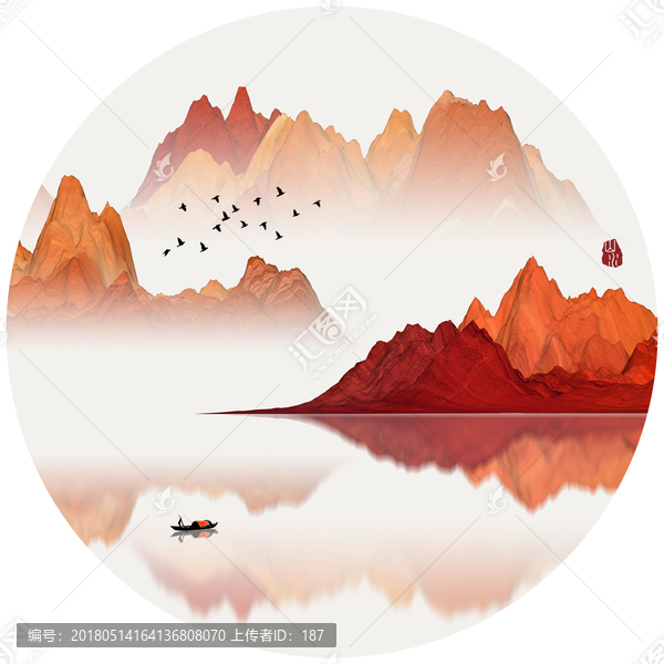 山水畫,現(xiàn)代山水掛畫
