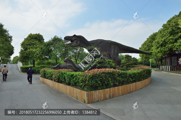 苏州江南农耕文化园,恐龙雕塑
