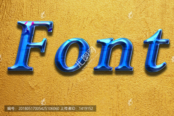 字體特效氣球字
