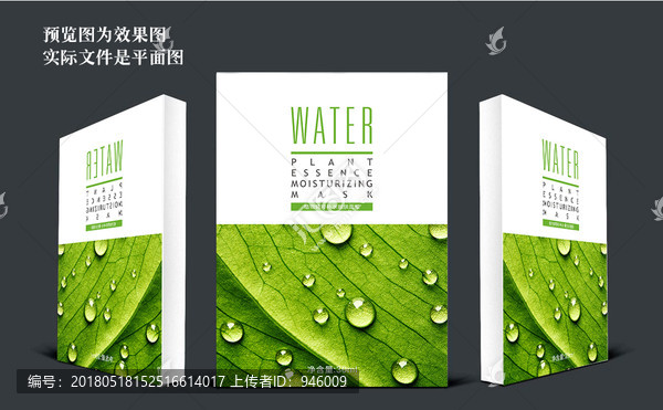 綠色面膜包裝設(shè)計