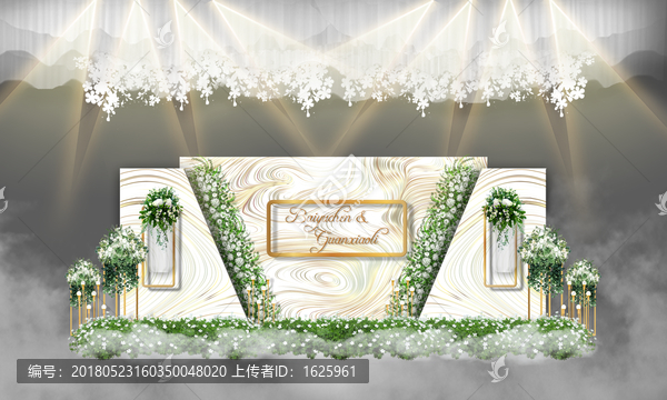 白綠婚禮,白金色婚禮,現(xiàn)代婚禮