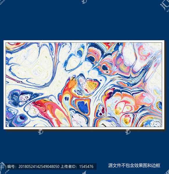 抽象油畫