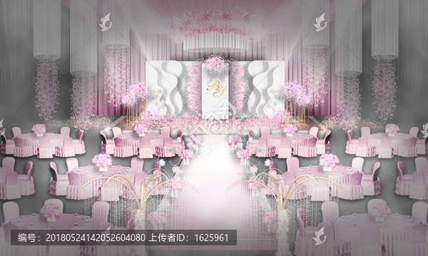 粉色婚禮,大理石婚禮,時尚婚禮