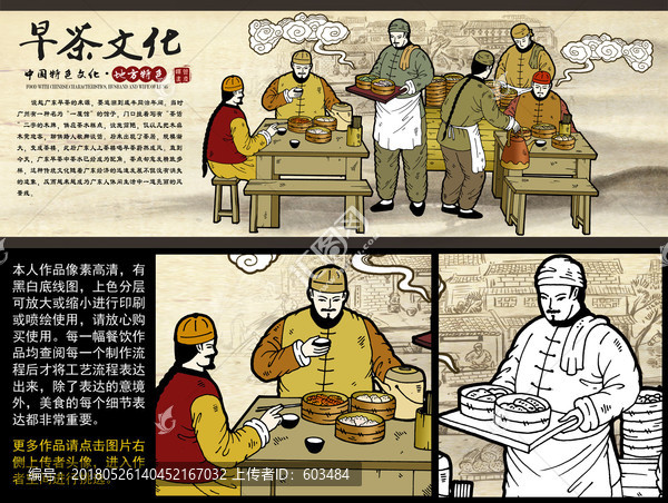 早茶文化海报