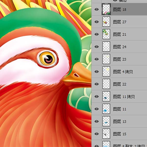 鴛鴦,花好月圓
