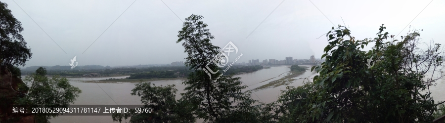 城市河流风景