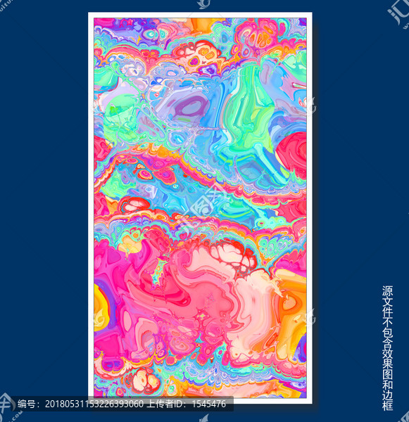 抽象油畫