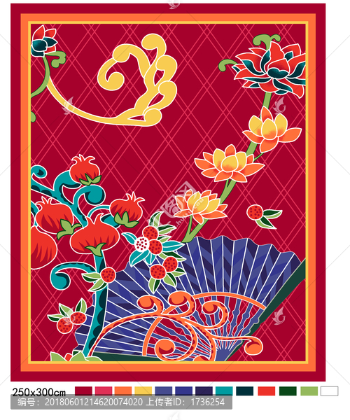 傳統(tǒng)地毯圖案