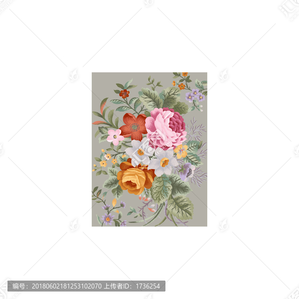 花卉地毯圖案