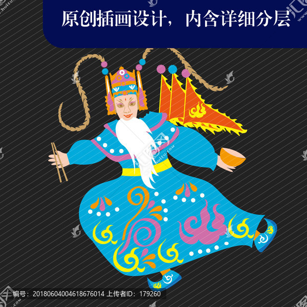 贵州少数民族服饰,地戏面具
