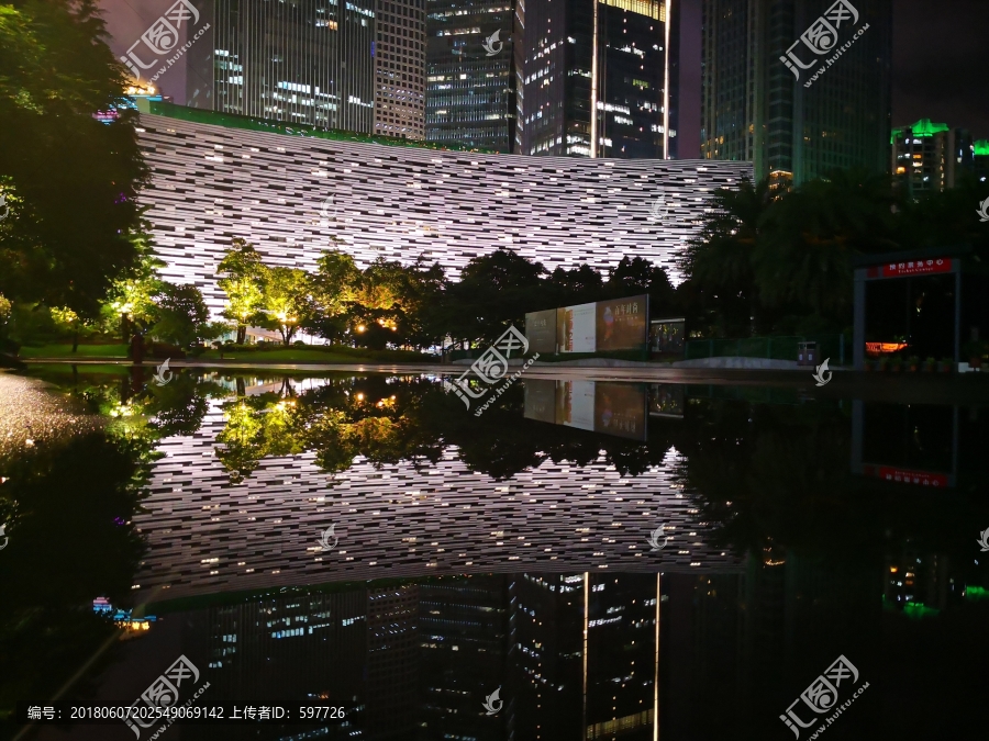 广州图书馆,唯美夜景