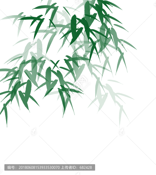 竹葉素材