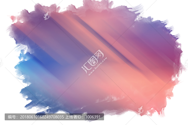 彩色水墨素材